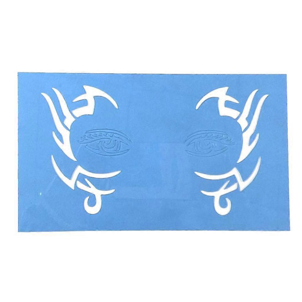 Wiederverwendbare Farbschablonen Körpermalerei Vorlage