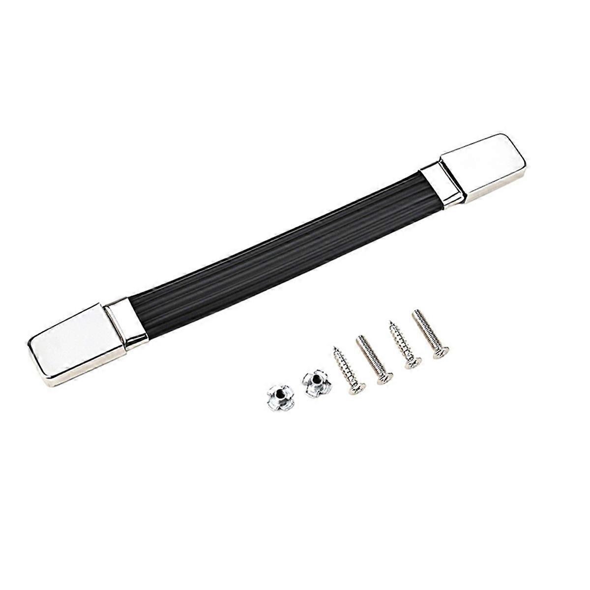 Guitar Tube Amplifier Cabinet Handle with Silver Plated End Caps