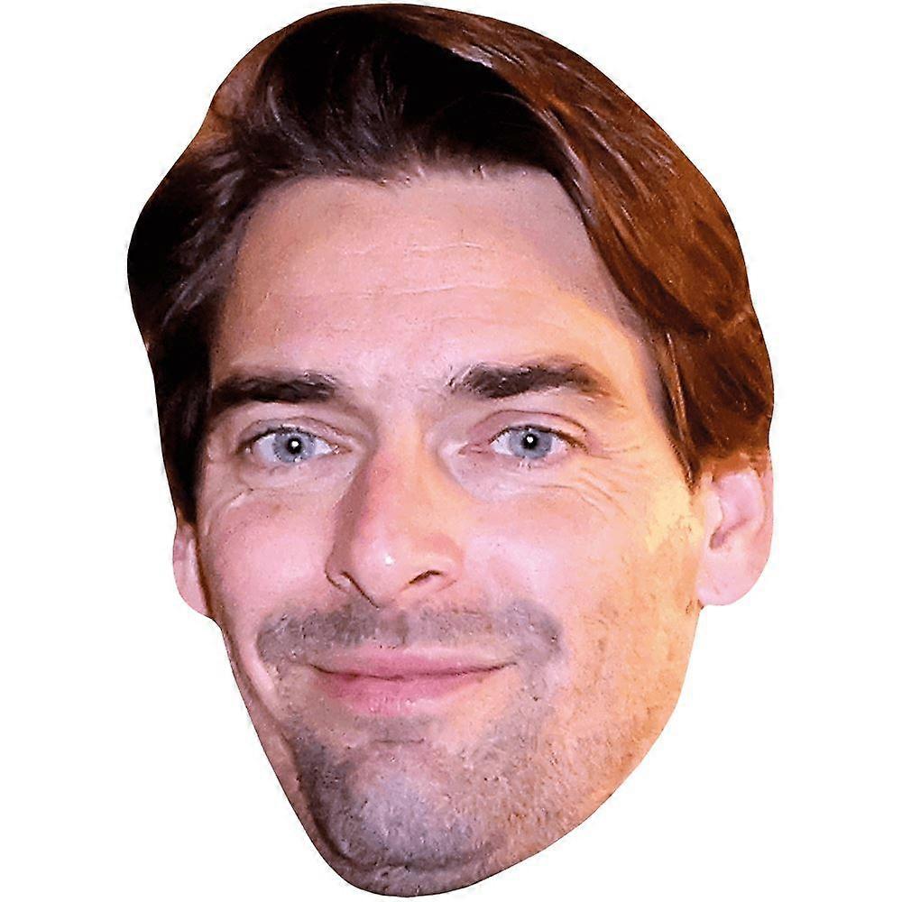 Camille Lacourt (Stubble) Celebrity Mask, Flat Card Face