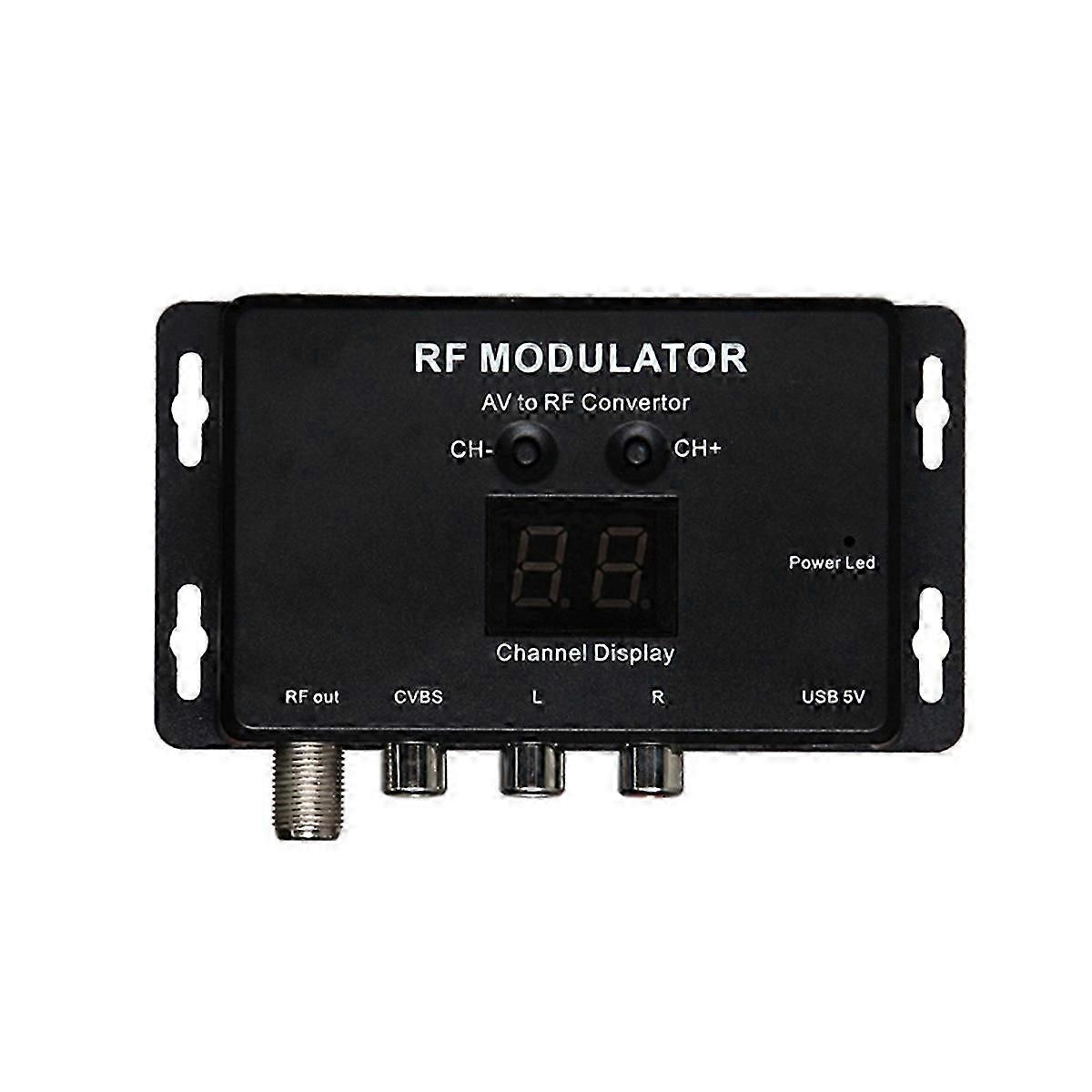 RM06 RF Modulator AV to RF Converter Digital Display