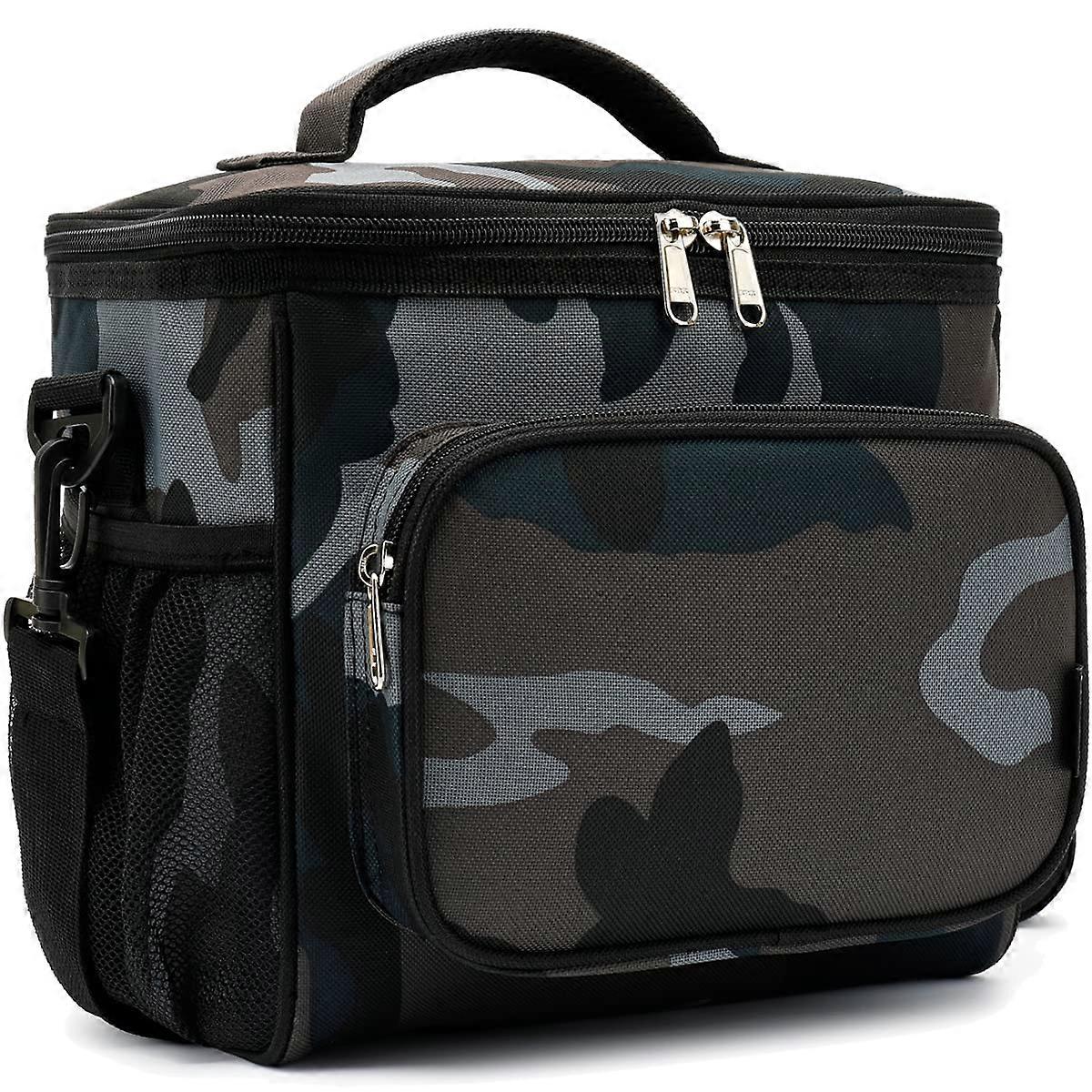 "Insulated Reusable Large Lunch Bag for Men - Durable, Spacious, Waterproof, and Stylish Design"