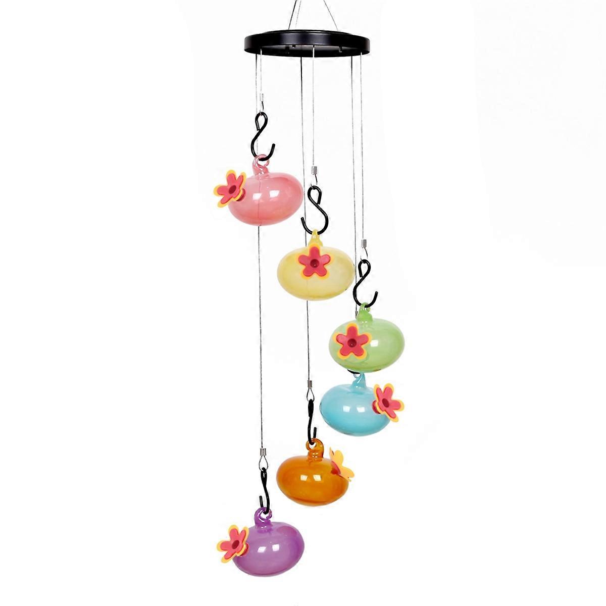 Charming Wind Chimes Bird Feeders for Outdoors Hanging