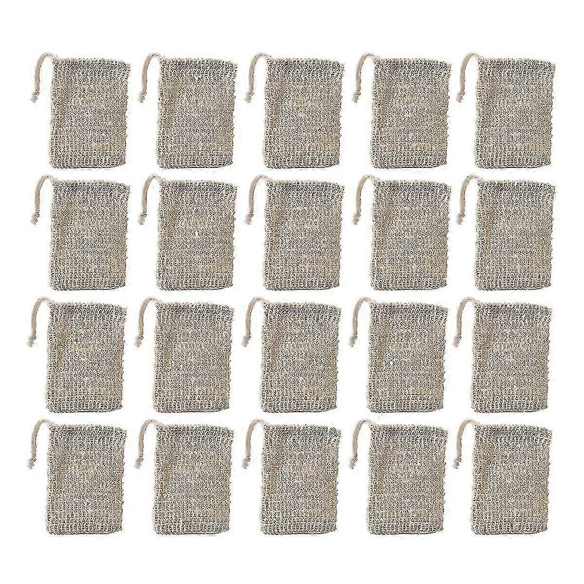 For 50 Shower Bath Sisal Soap Bags