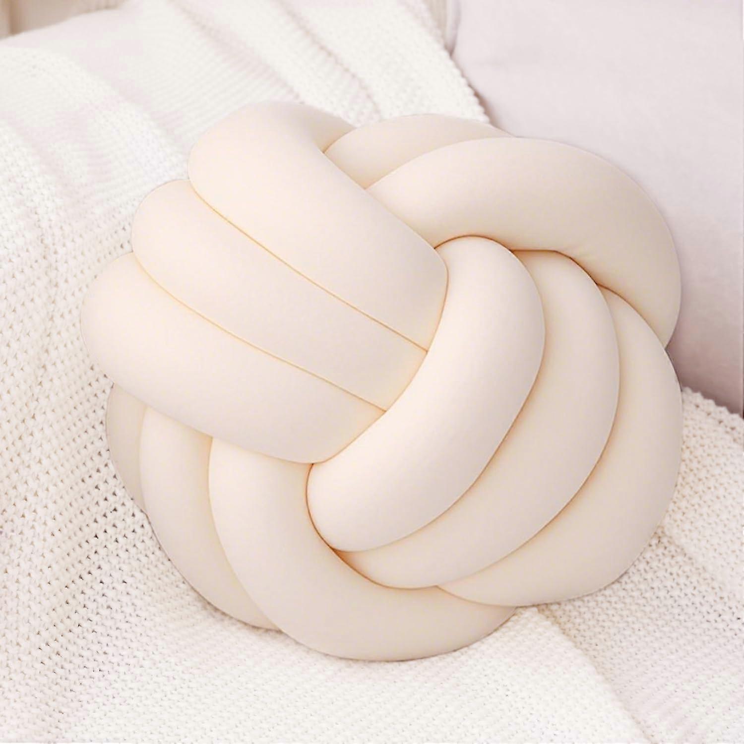 Soft Knot Pillow Ball for Bedroom Sofa 11 Inches