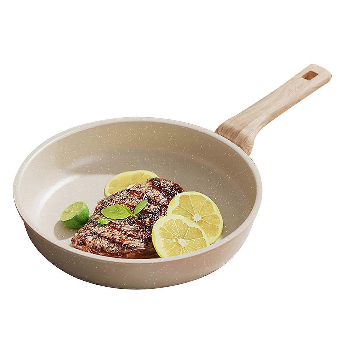 Durable non stick frying pan, non stick granite frying pan, egg pan, frying pan, stone cookware chef's pot in the kitchen
