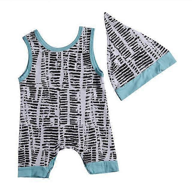 Newborn Baby Summer Romper Unisex Hat
