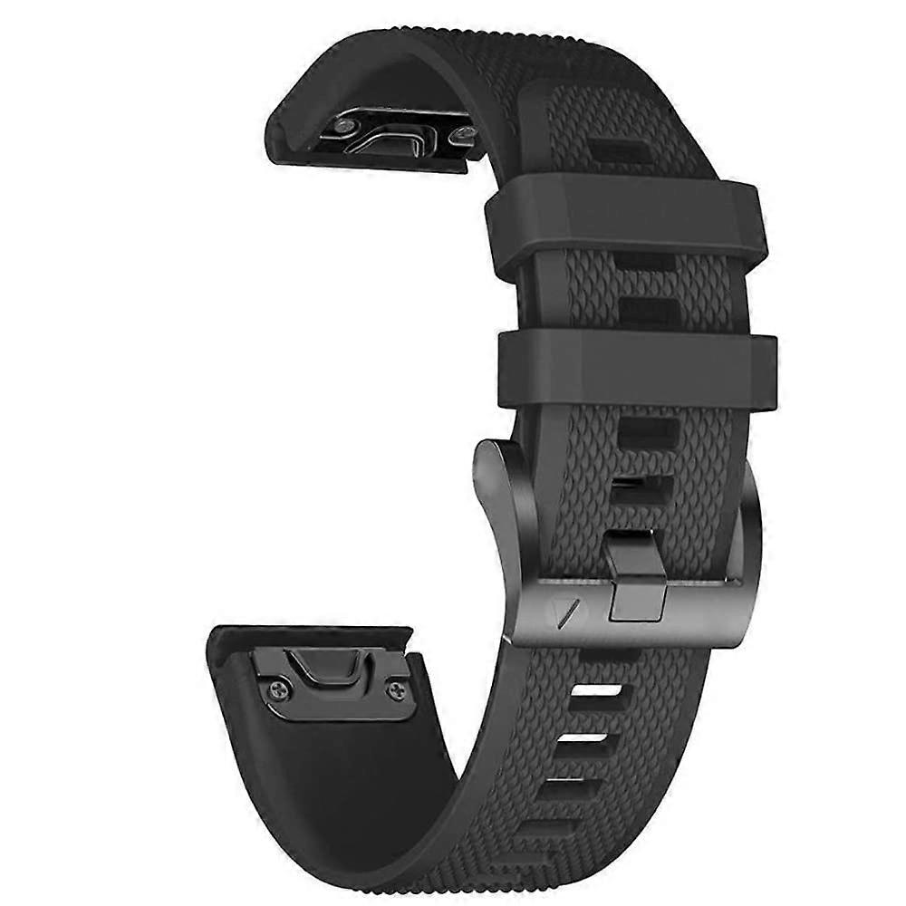 Quick Release Silicone Watch Strap for Garmin Fenix 6 6X Pro 5X 5 Plus 3HR Enduro Forerunner 935 945 Smart Watch Band 26mm Width