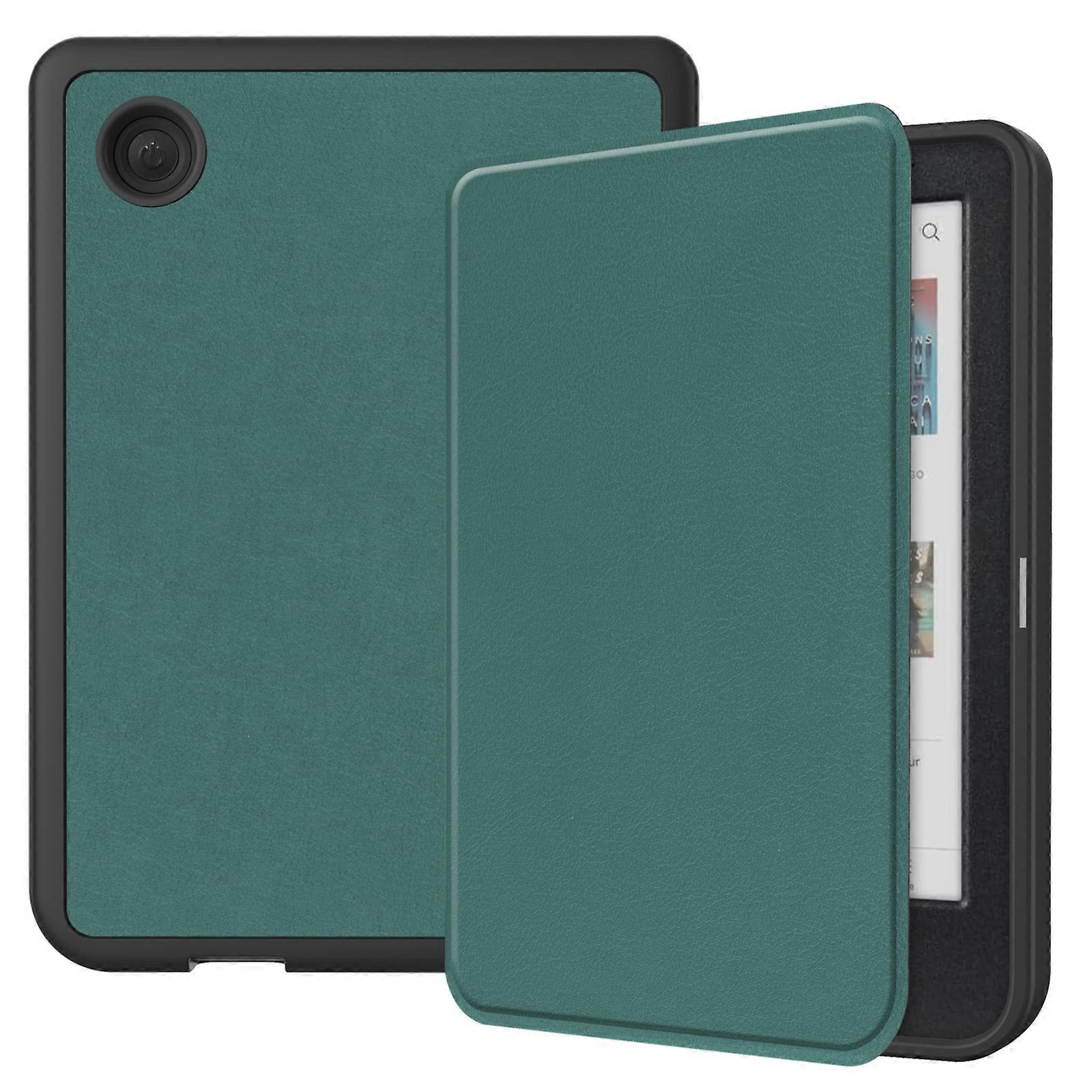 Solid Color Voltage Caster TPU Leather Smart Tablet Case