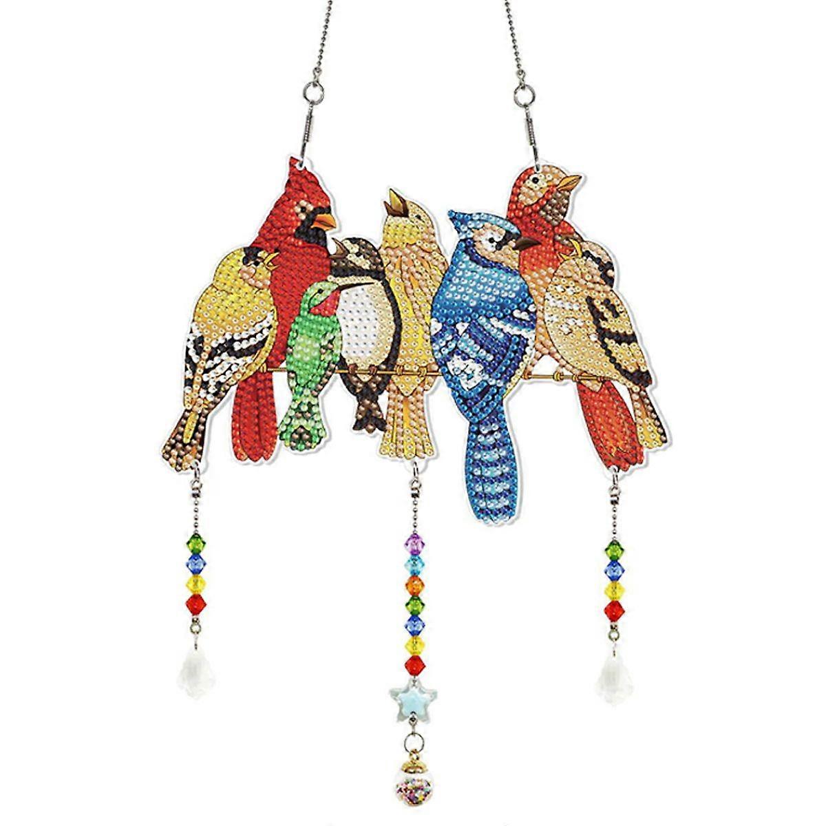 DIY 5D Diamond Painting Kit with Hanging Pendant