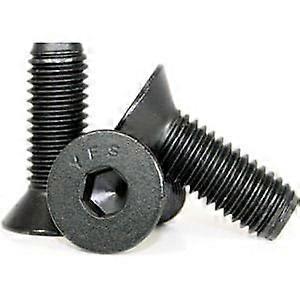 Socket Flat Countersunk Head Cap Screw, 1/2-13 x 1', Alloy Steel, Black Oxide, Hex Socket (100)
