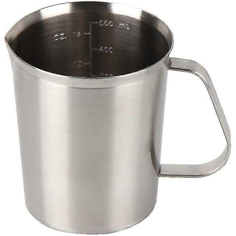 كوب قياس ، كوب قياس من الفولاذ المقاوم للصدأ إبريق حليب مع