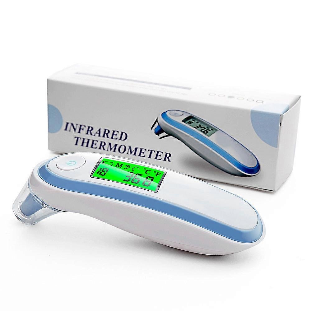 Infrared Thermometer Sensor, Digital Thermometer For Adults, Kids, And Babies, Easy To Read Lcd Backlight, Room Temp Measurement With Fever Alarm And