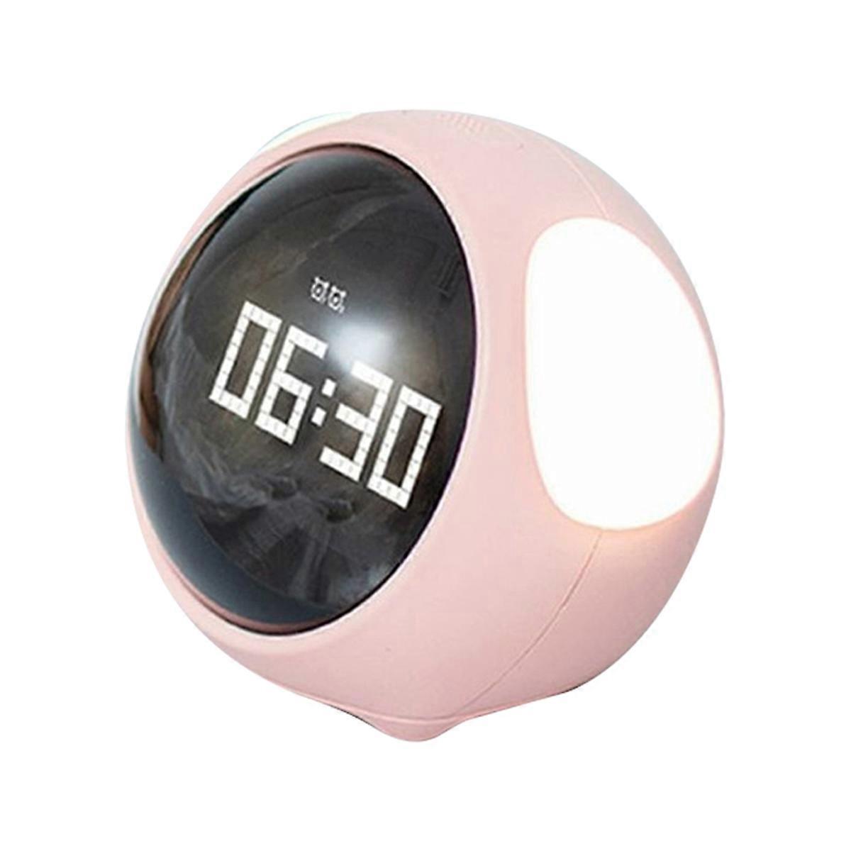 Cute Child Room Alarm Clock Multifunctional Voice Controlled Light A