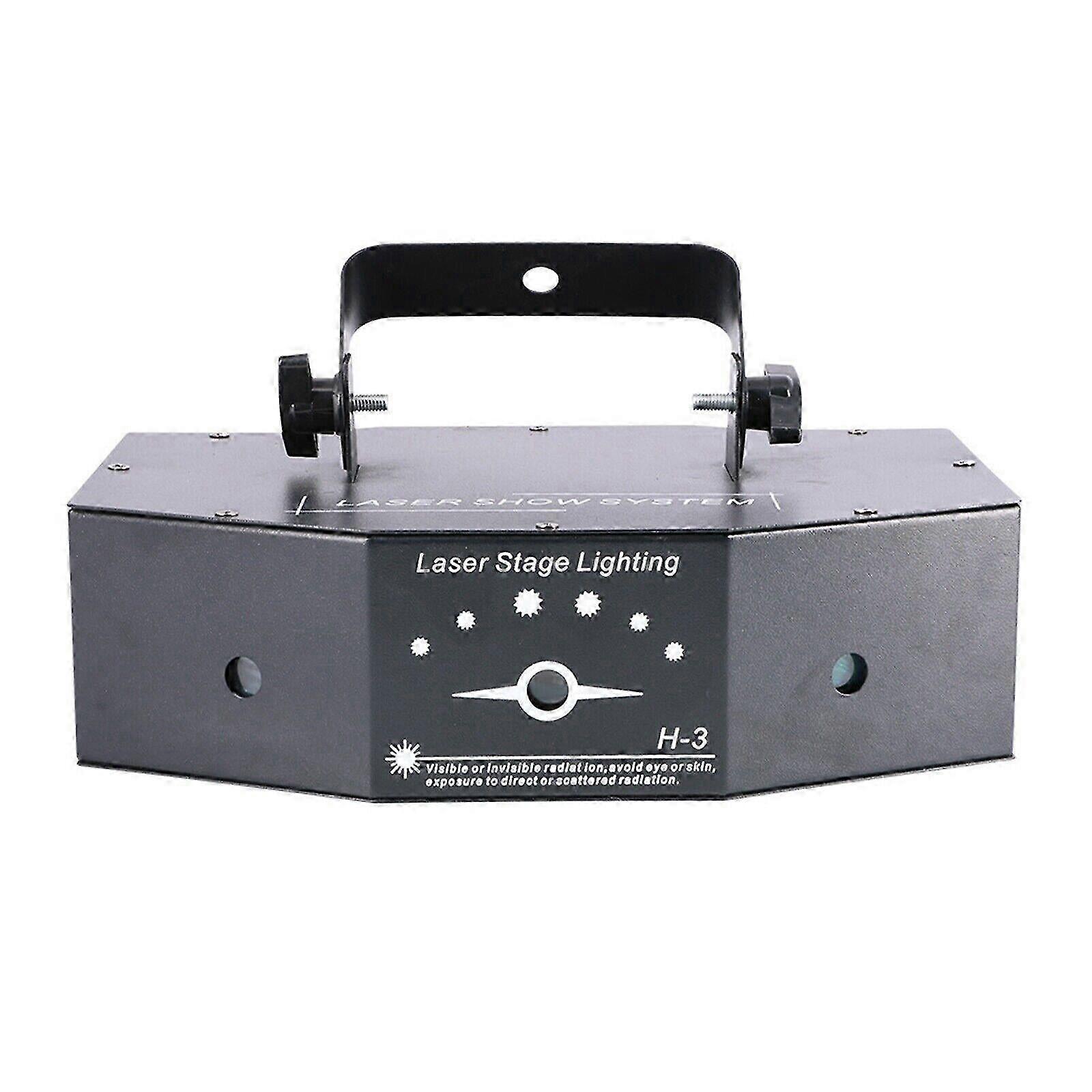 3 Lens 500mw Dmx Beam Laser Projector Animation Scan Rgb Dj Party Stage Lighting New