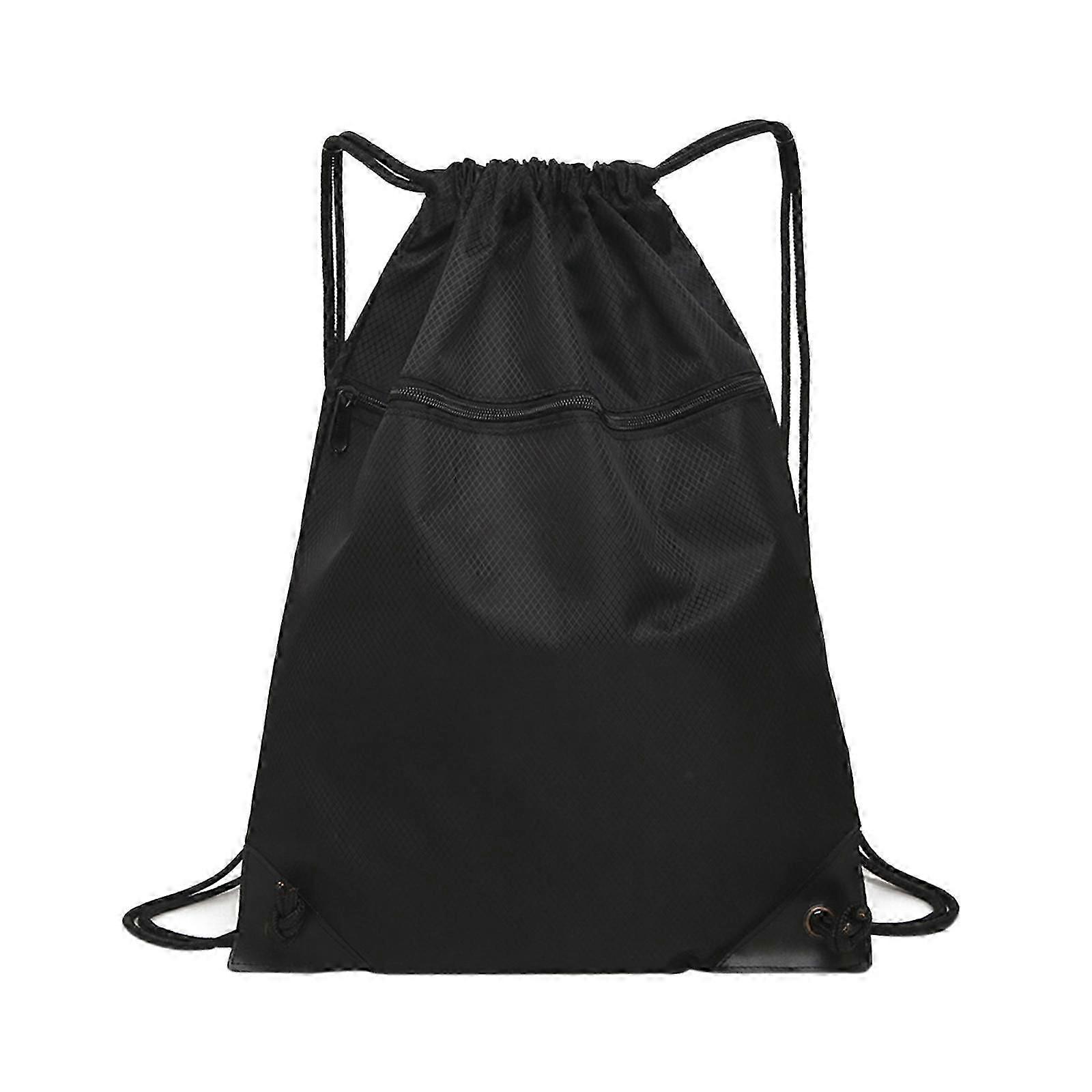 Lightweight Travel Drawstring Bag Fitness Gym Shopping Swimming Yellow