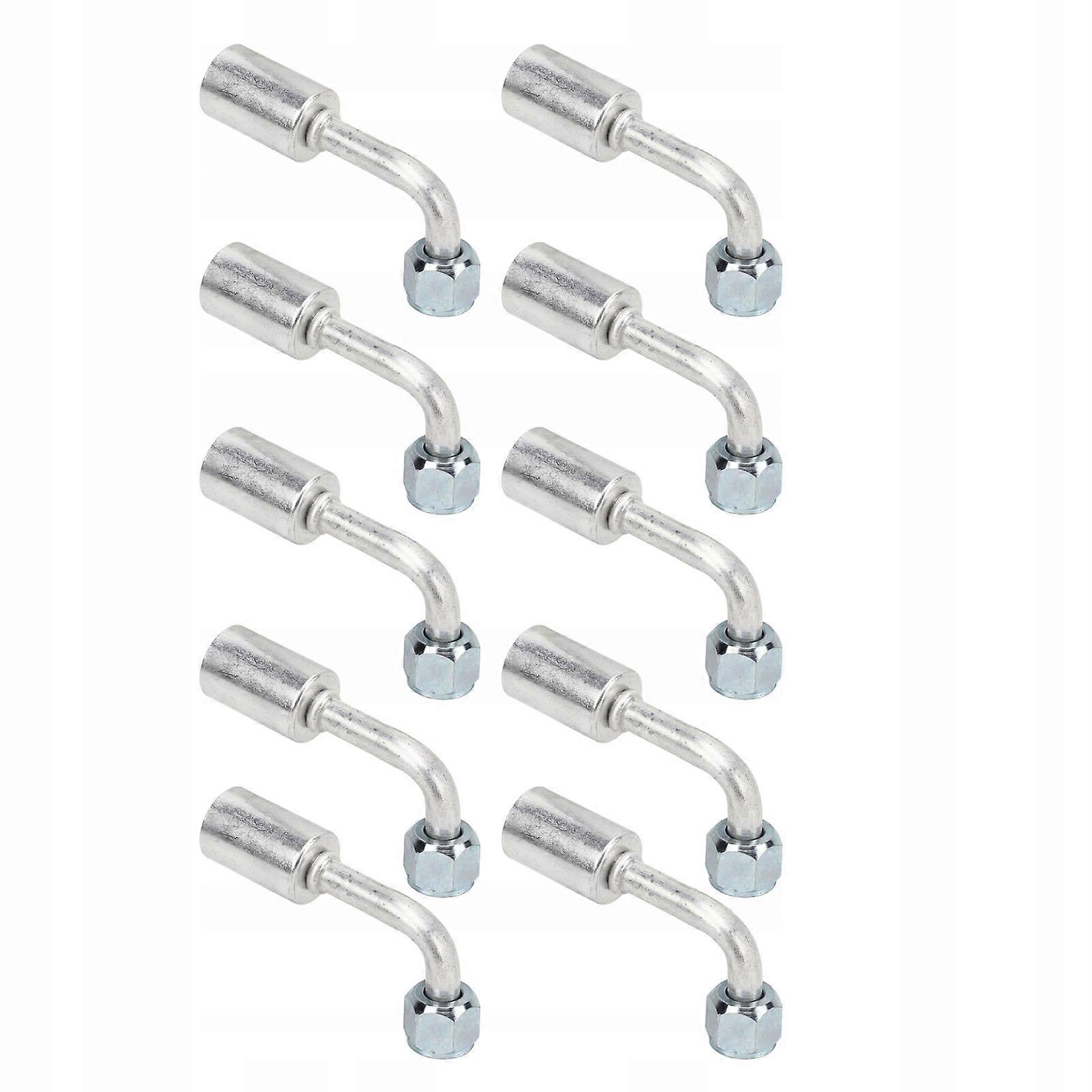 10pcs 3/8in Air Conditioning 90 Degree Beadlock