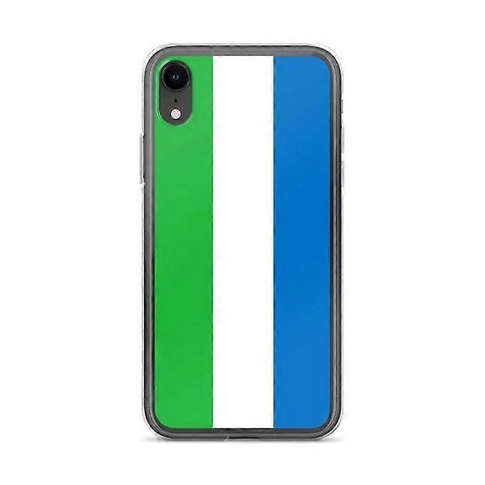 iPhone Case - iPhone XR - Sierra Leone Flag - Flexible - Multicolor - Vertical