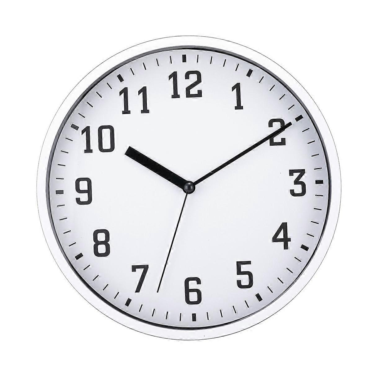 Silent Battery Operated Wall Clock for Easy Reading
