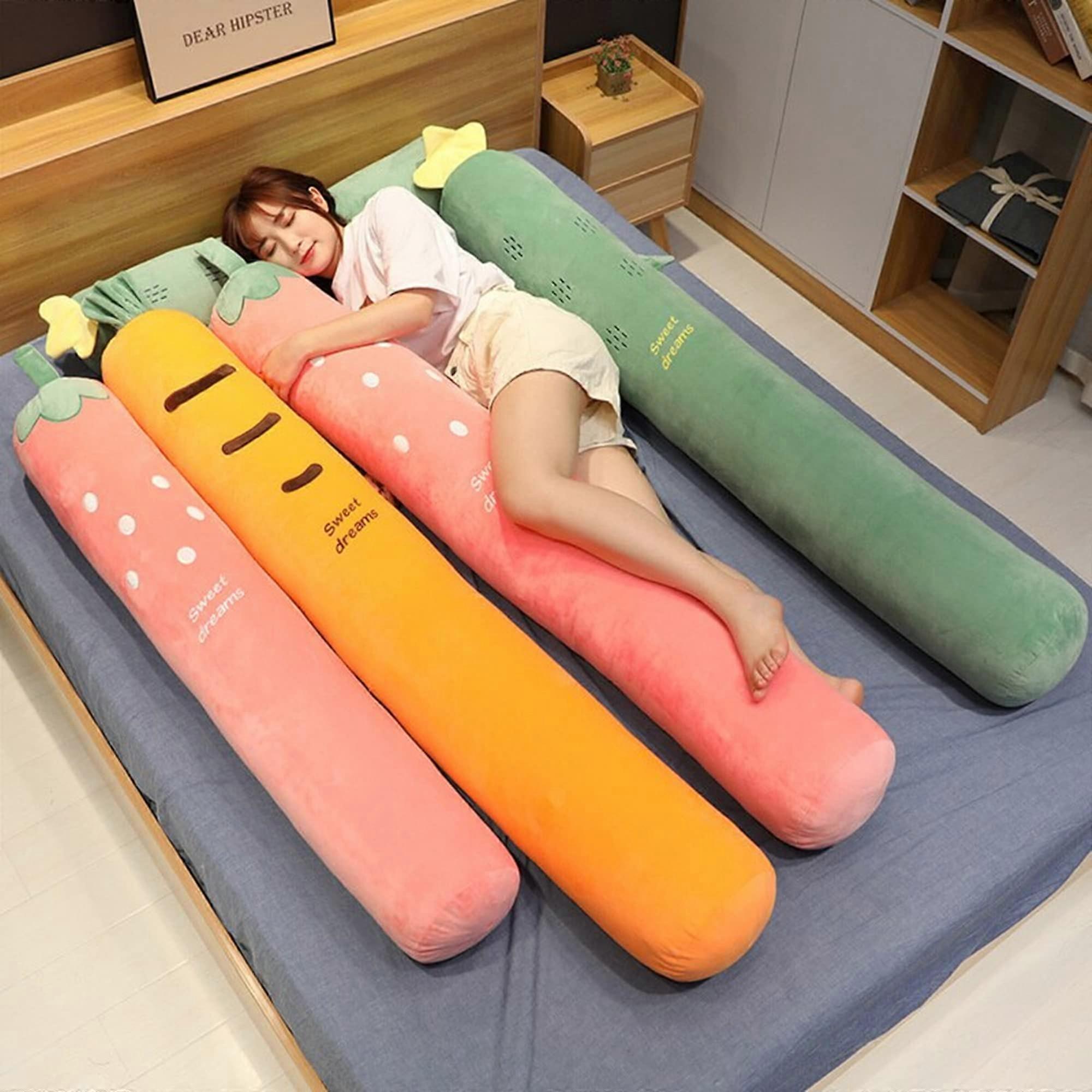 Giant Carrot Plush Body Pillow (XL 51 inch)