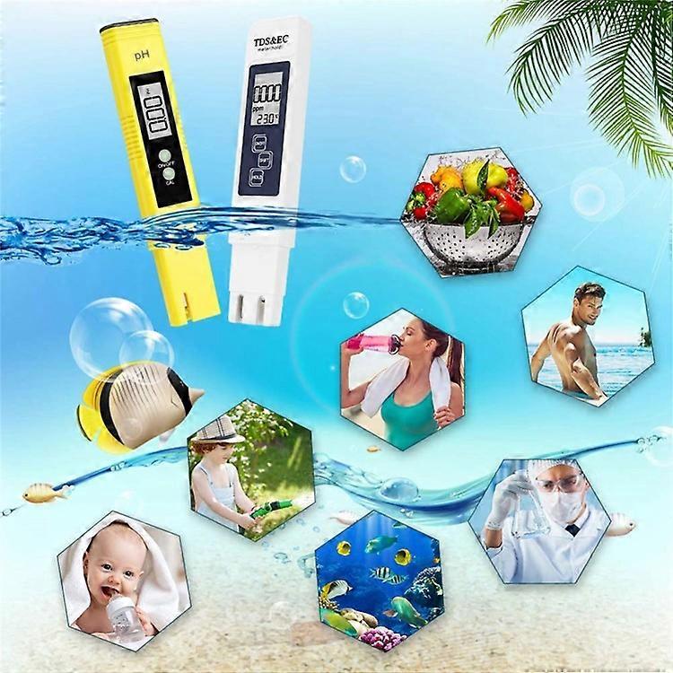 Water Quality Test Meter Professional TDS Meter Digital Water Test Meter PH Meter Kits