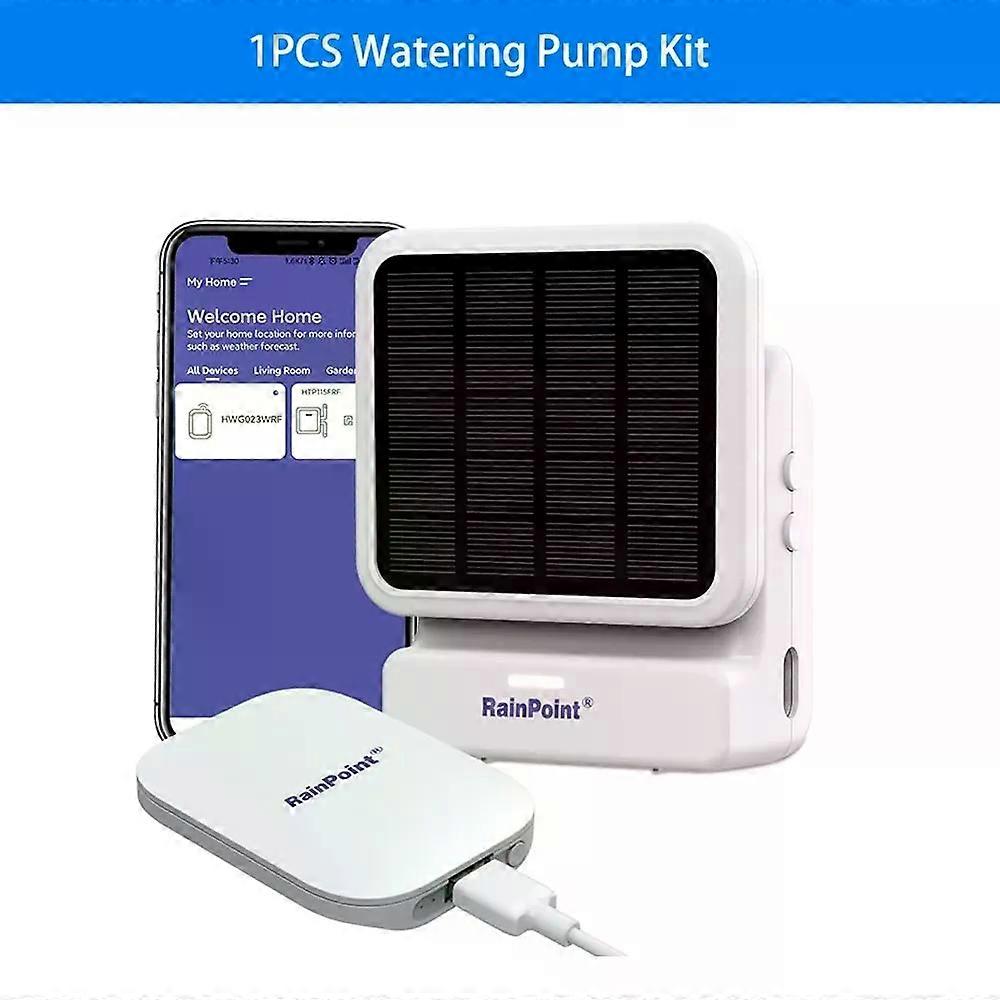 Wifi Smart Home Watering Timer Charging App Automatic Micro Drip Irrigation System Solar Panel Powered Pump Irrigation System