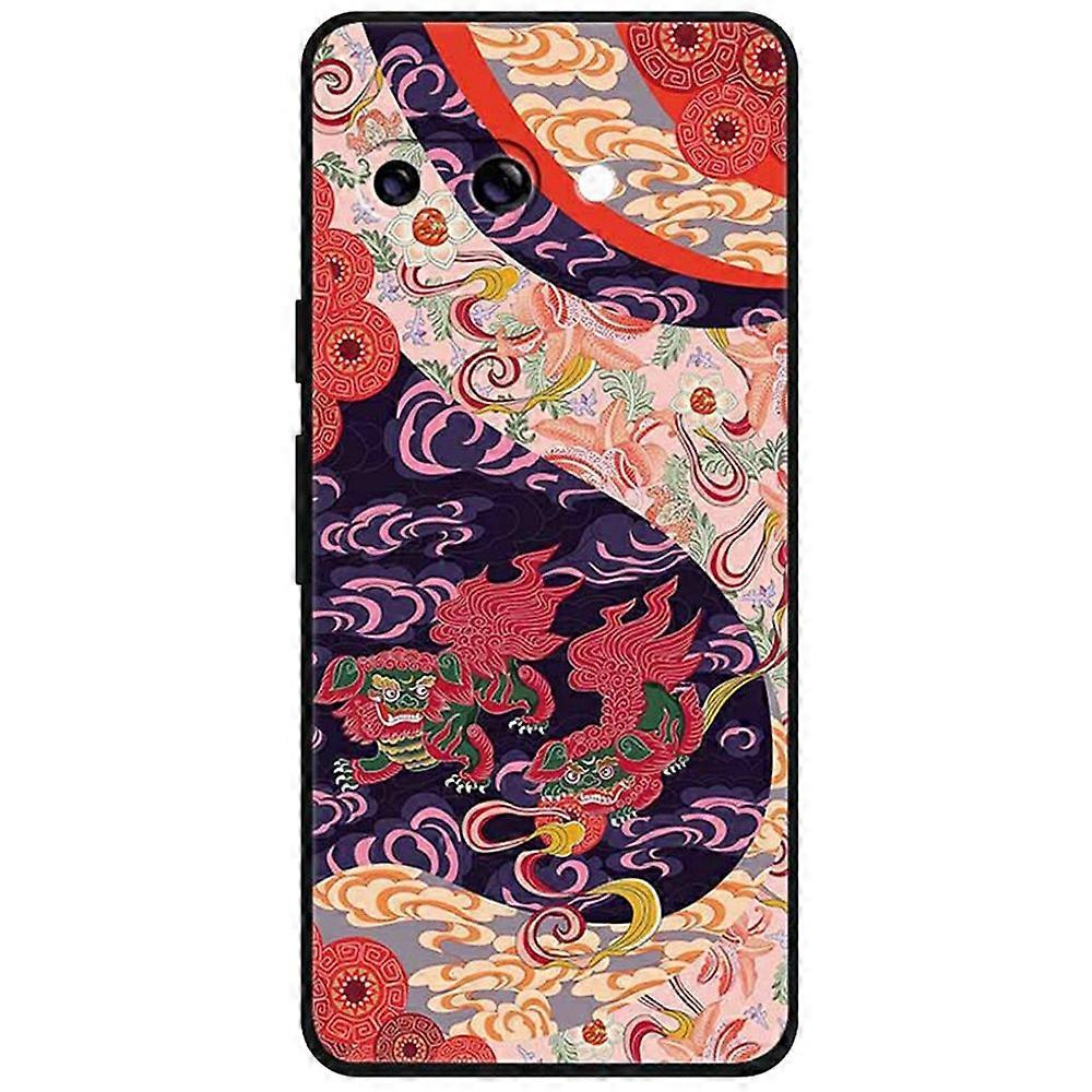 For Google Pixel 9a Case Pattern Printing Soft TPU Cell Phone Cover