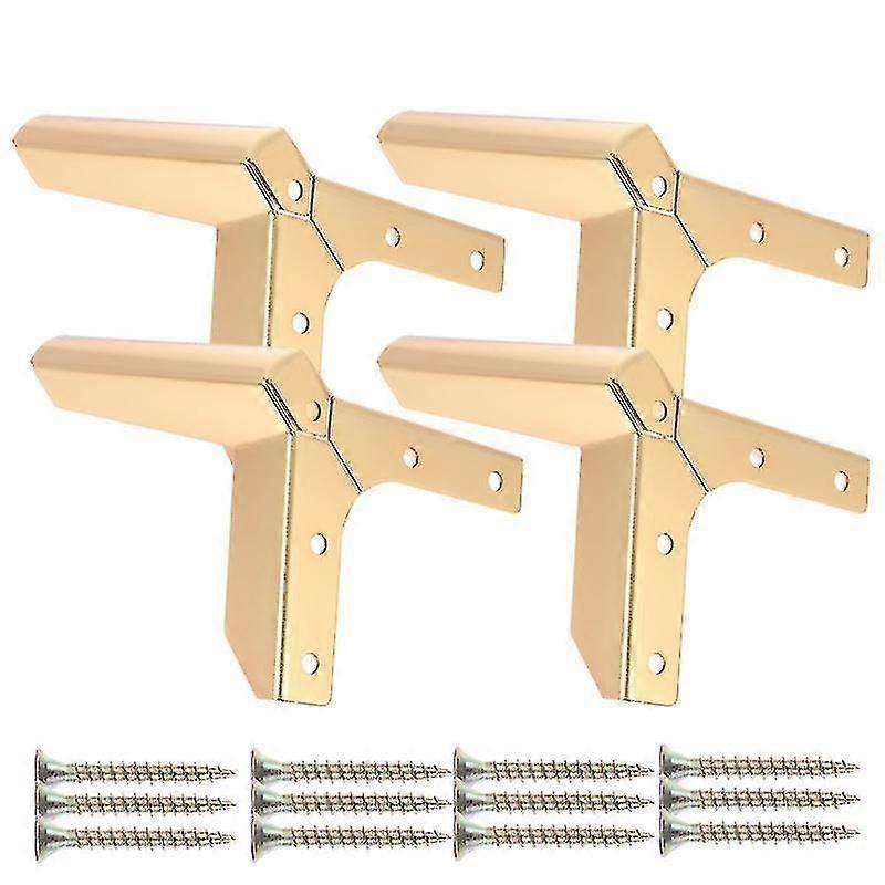 4ks Železná skříňka Noha Nábytek Podpora Nohy Pohovka Noha Postel Noha Nohy Nohy