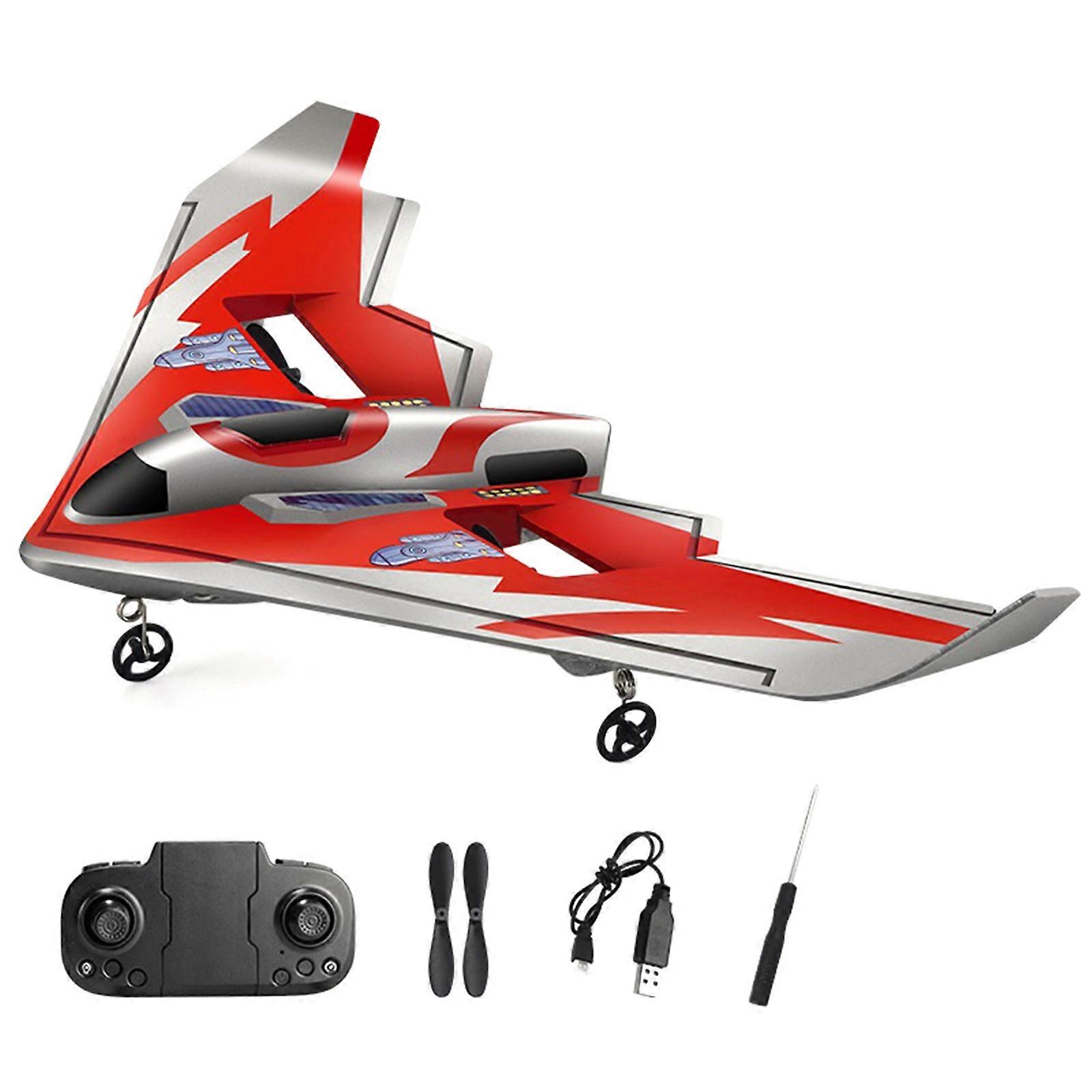 Ty8 Rc Glider Fixed Wing Foam Rc Glider Plane Rc Plane Remote Control Airplane Readys To Fly Foam Drones For Kid  Red