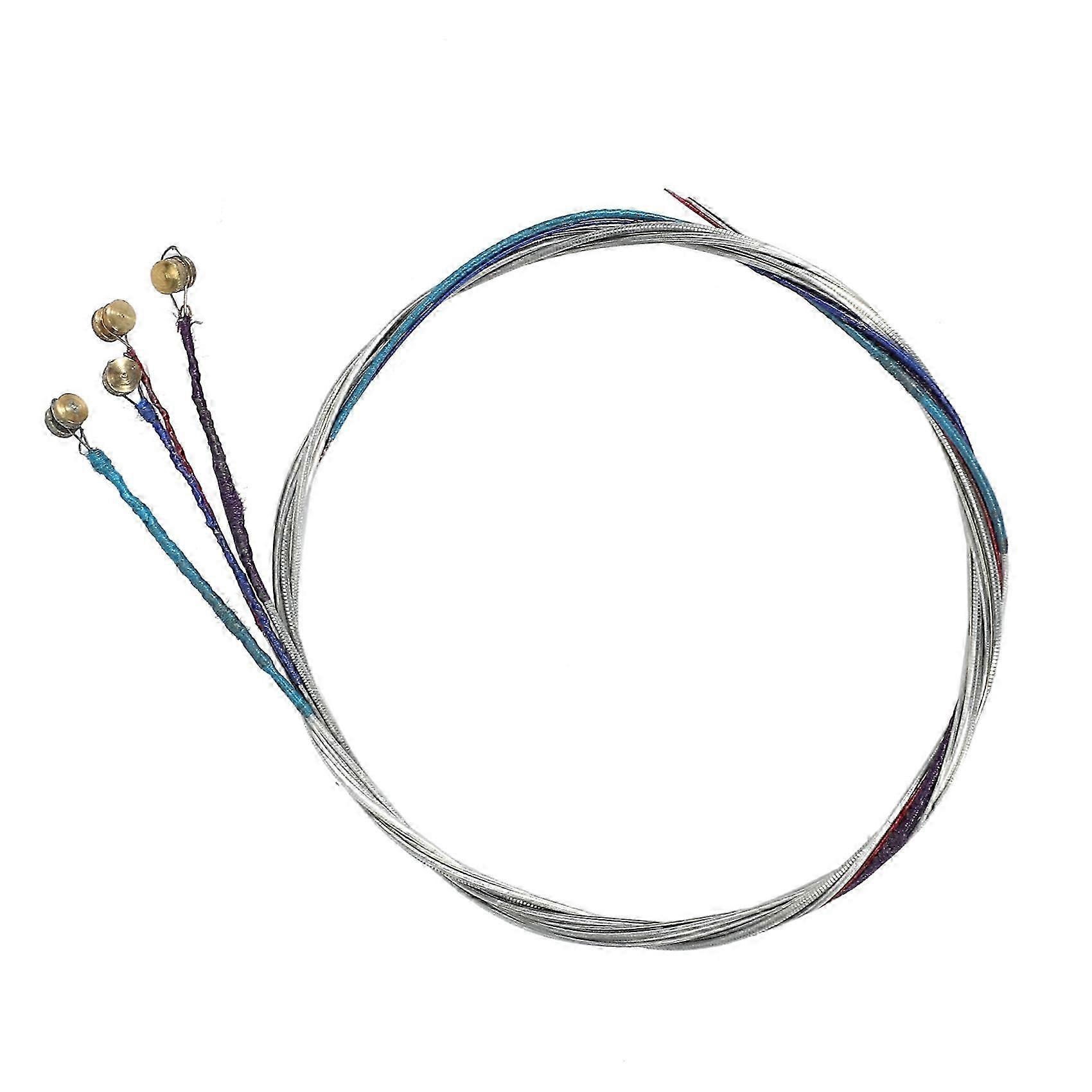 4pcs A Violin Strings E-A-D-G Core Steel+Nickel Wound Exquisite Stringed Musical Instrument Parts A