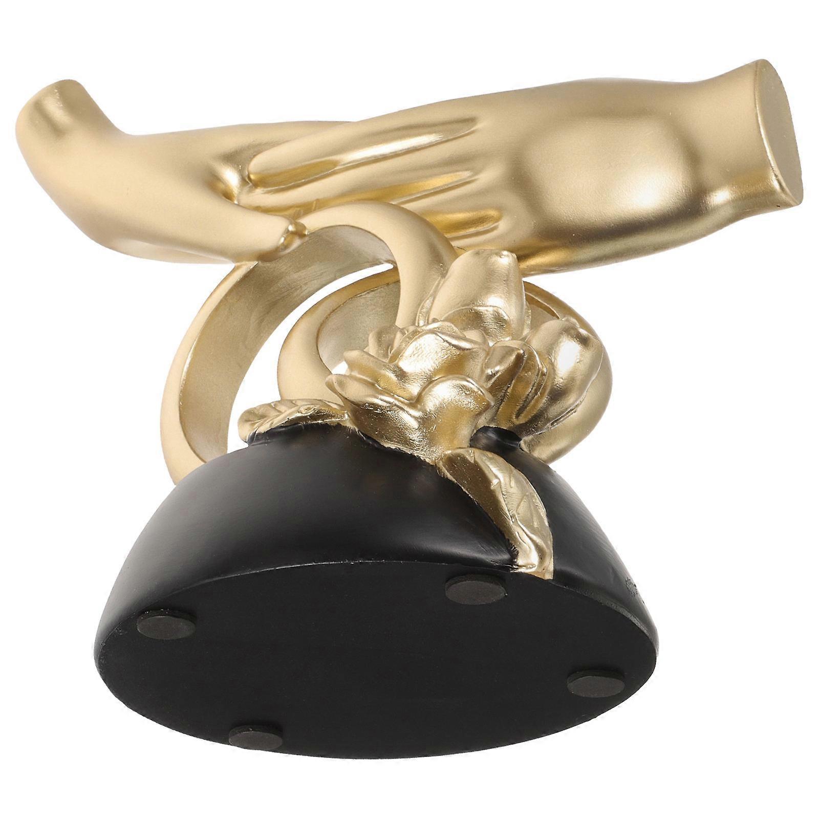 Compact Couple Statue, Elegant , Resin Material for Durability