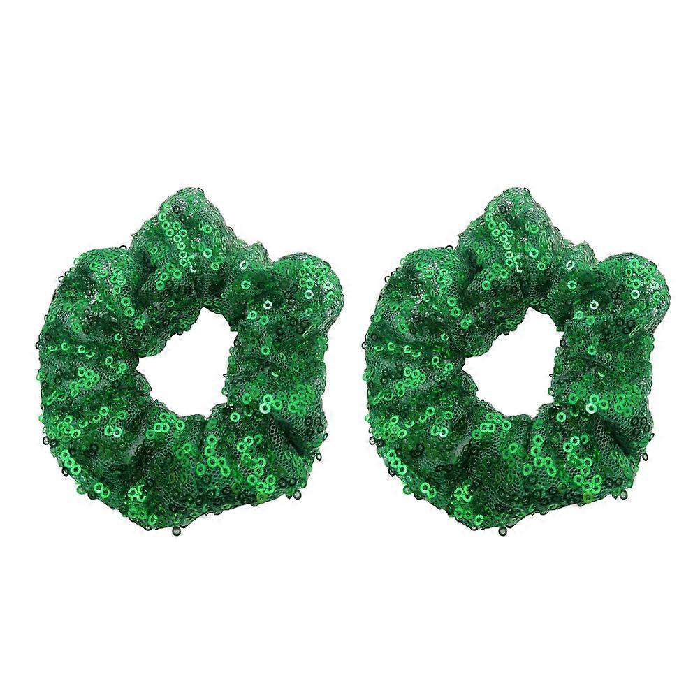 It looks like you're referring to a product listing for **Christmas themed sequins hair ties**! Here's a refined and professional version of that
