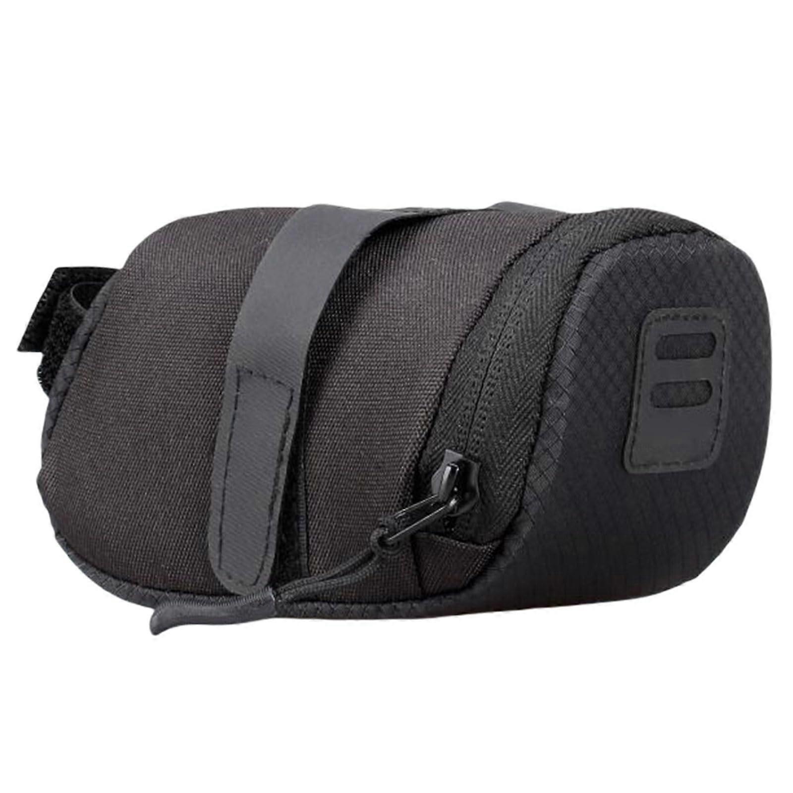 Fahrradsatteltasche Hartschale Wasserdicht Heckhalterung Schwarz für Fahrräder Kofferraum und Sättel
