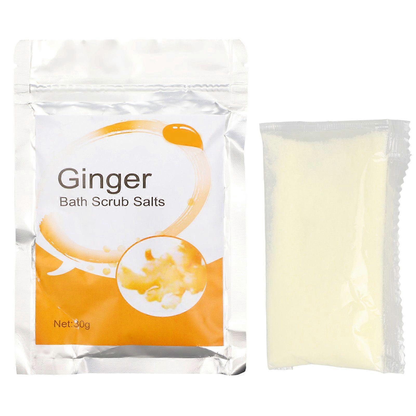 2025 Latest Model Bath Scrub Salt Ginger Exfoliating Moisturizing Deep Cleanin...