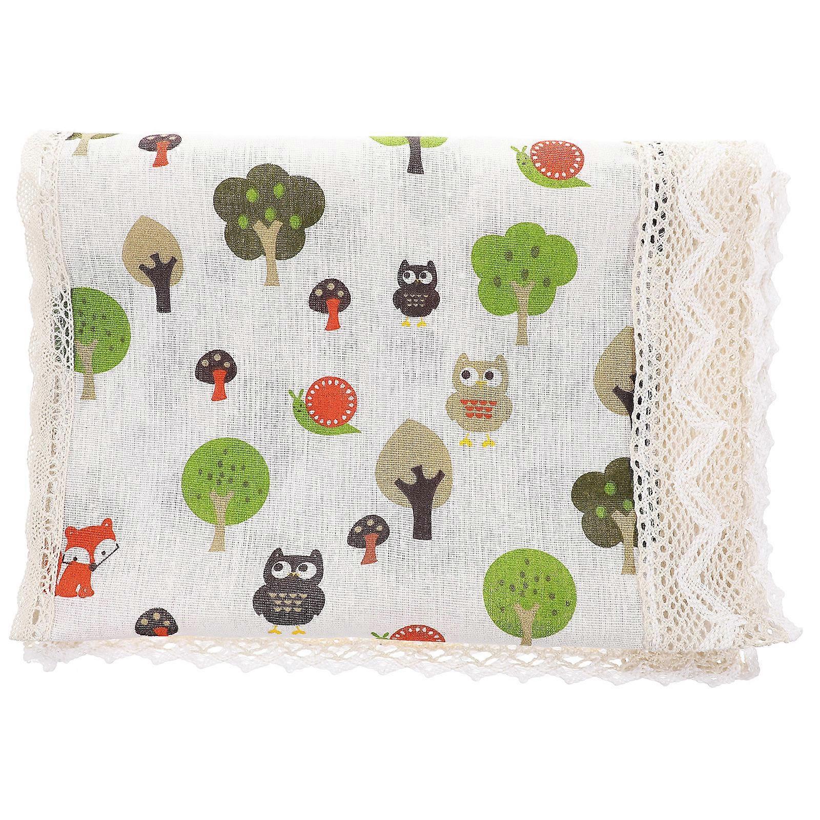 Oven Dust Cover Microwave Accessories Storage Organizer Linen Rectangular 1Set