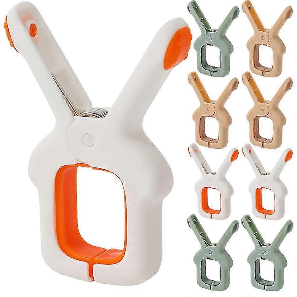 9Pcs Windproof Plastic Clothespins for Laundry Bathroom 9x6.5cm