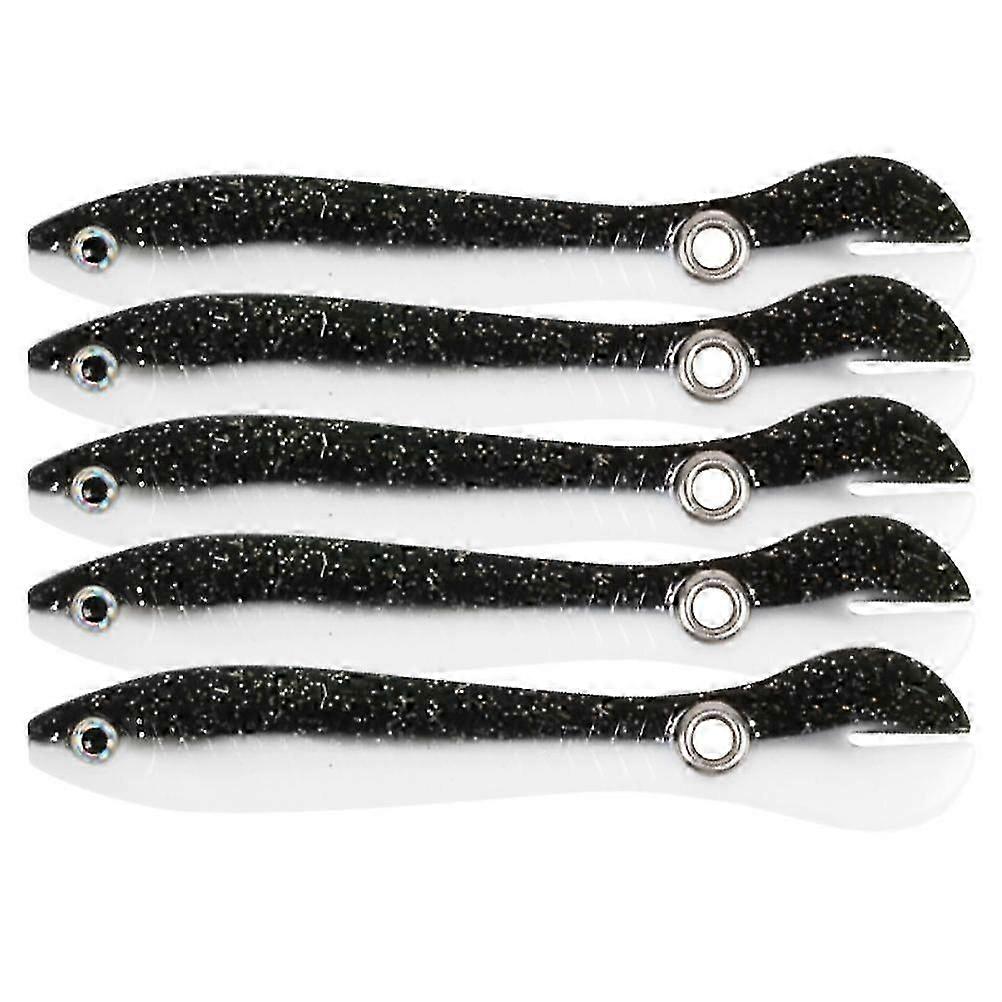 منتجات جديدة 5 قطع 10 سم 6 جرام طعم صيد ناعم بيونيك لوتش ناعم طعم لينة مجداف الذيل صيد الطعوم السحر لسمك السلمون المرقط الجهير