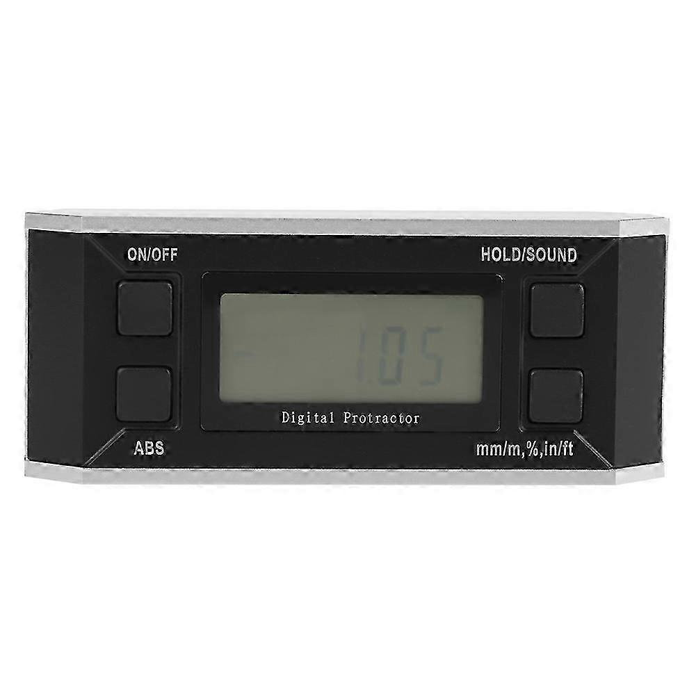 Digital Protractor 90 Degree Angle Finder 4 Inch Magnetic Backlight