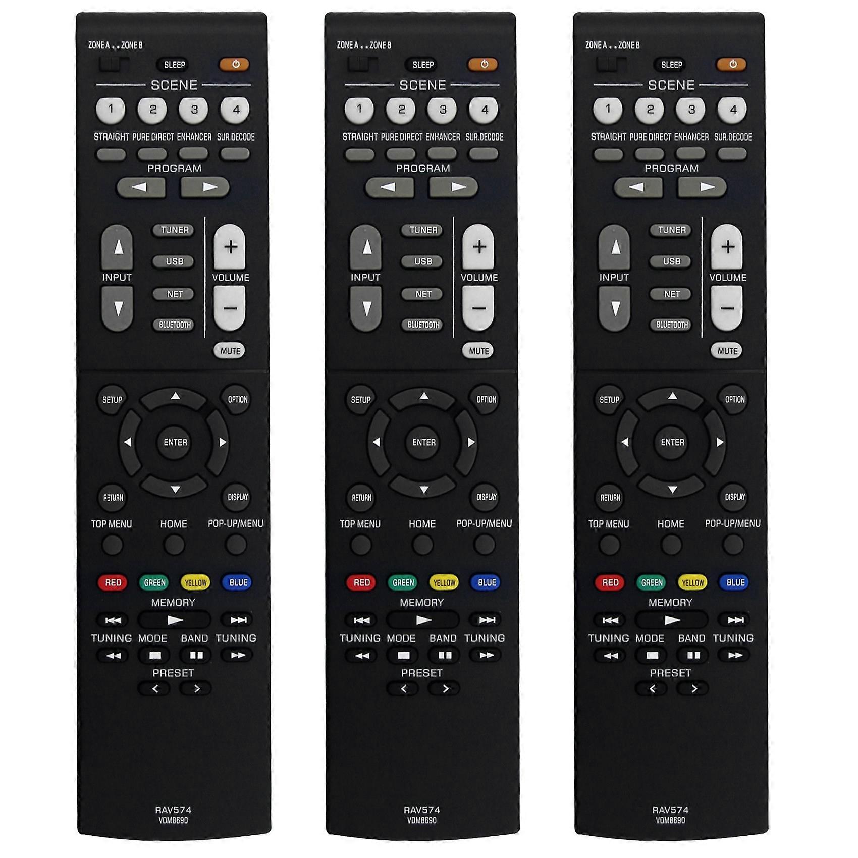 Replace RAV574 VDM8690 Remote Control for MusicCast Stereo