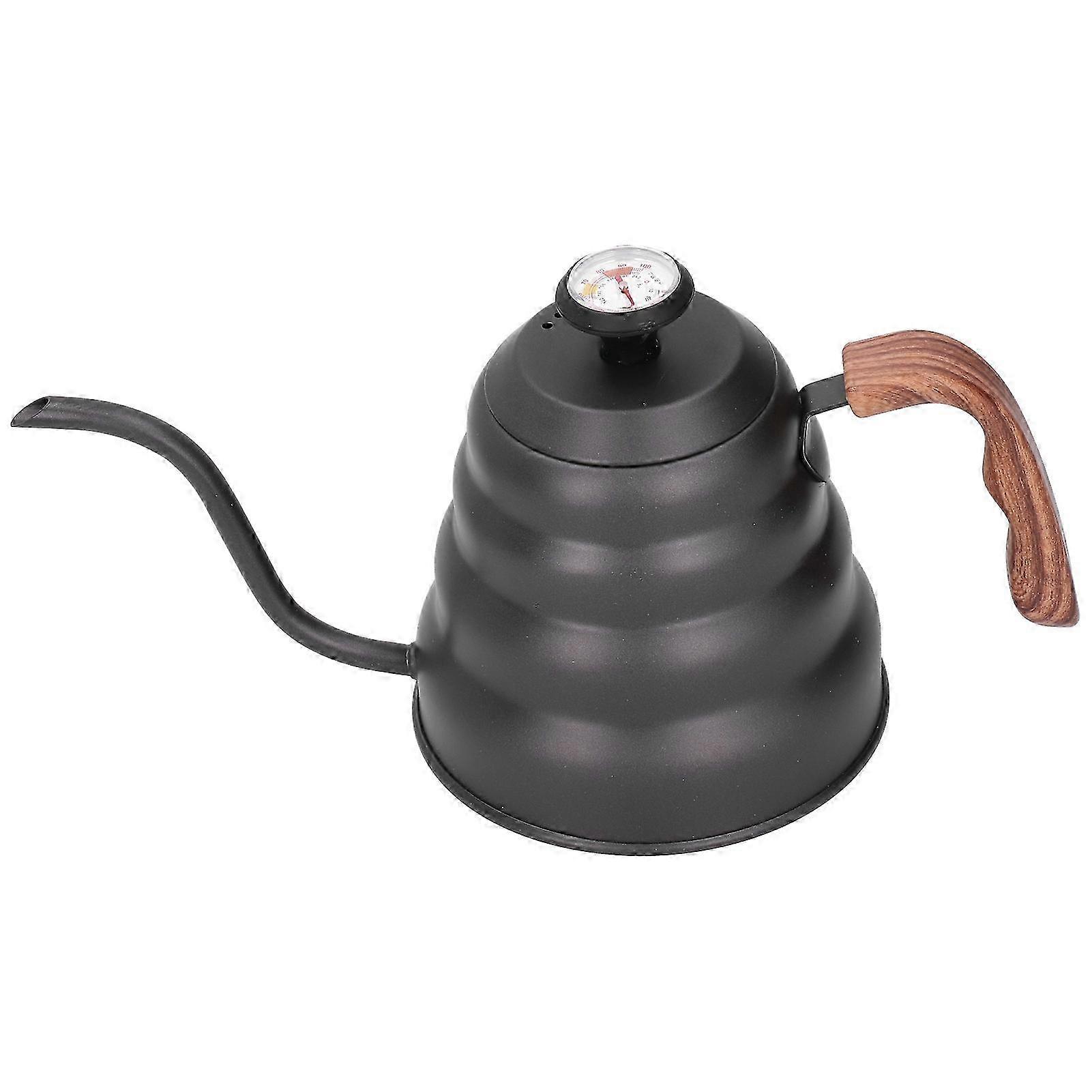 1.2L Stainless Steel Kettle for Tea and Coffee with Thermometer and Gooseneck Spout Suitable for Various Brands