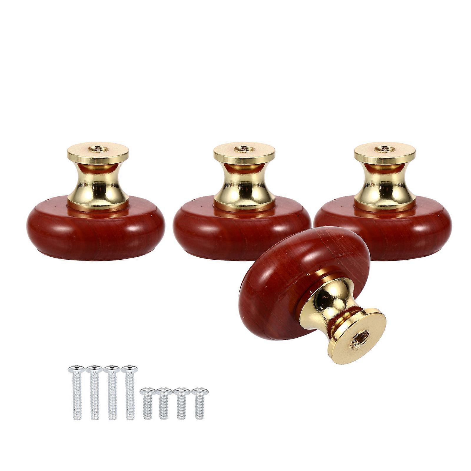 Handles For Dresser Drawers Natural Stone Elegant Style 2.5x1.5cm 4Pcs