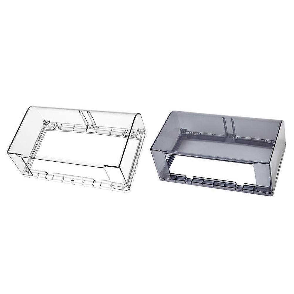 2pcs Waterproof Box 86 Type Wall Socket Panel Practical Box Protectors for Daily Use
