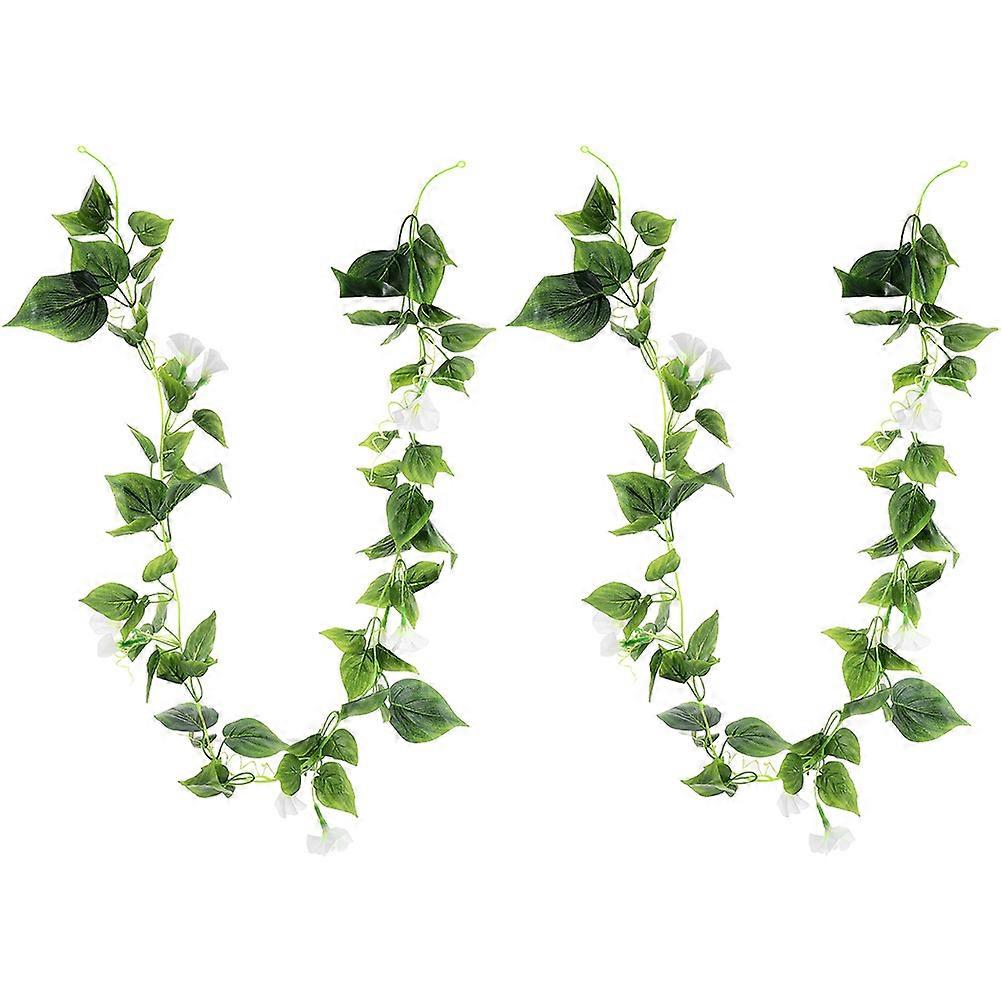 a polished product description based on your input:

 

**2pcs Realistic Artificial Flower Vine – Lifelike Decorative Garland for Wedding & Home