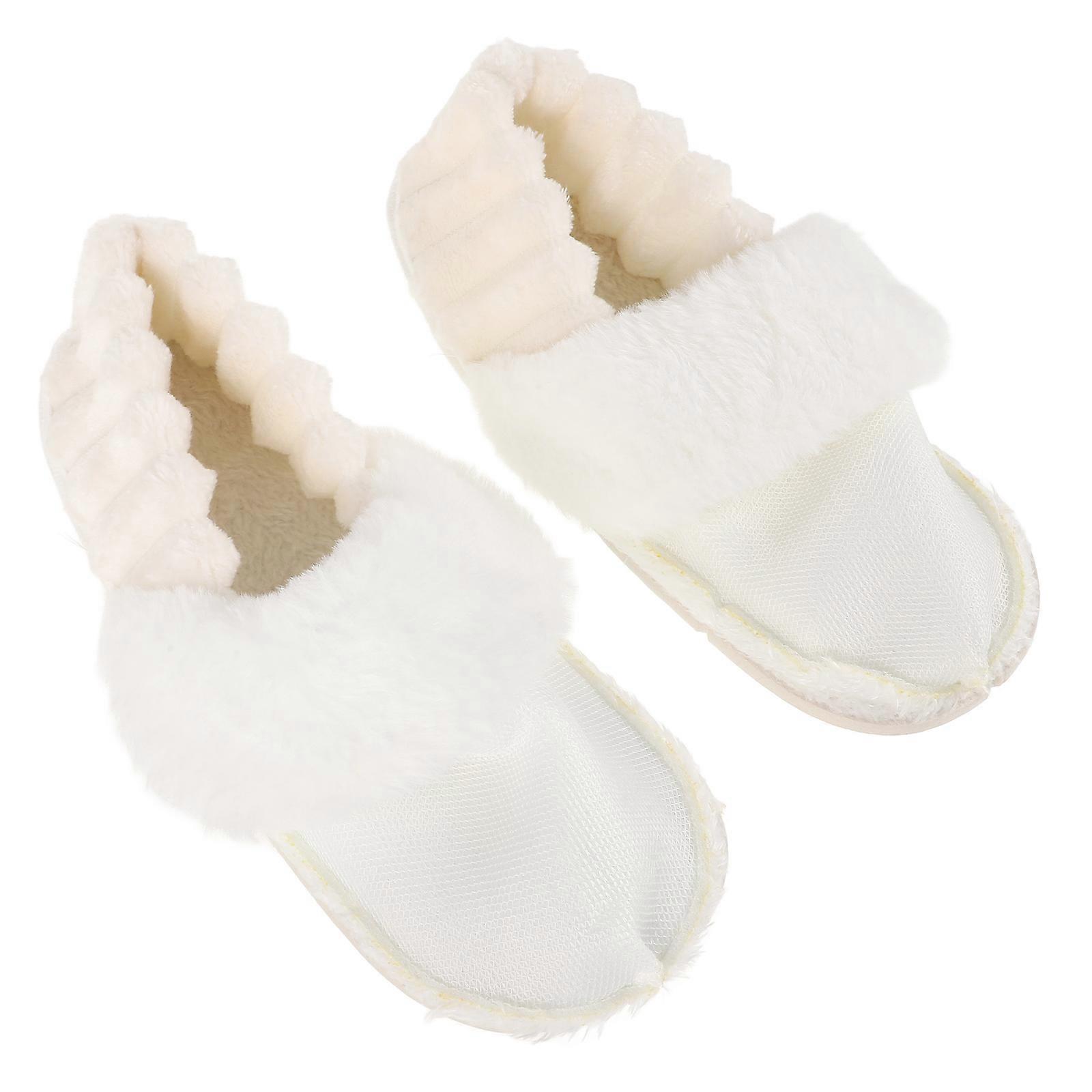 Thick Plush Shoe Liners for Clogs Removable Winter Indoor Outdoor Use 23.50X9.00X9.00CM 1 Pair