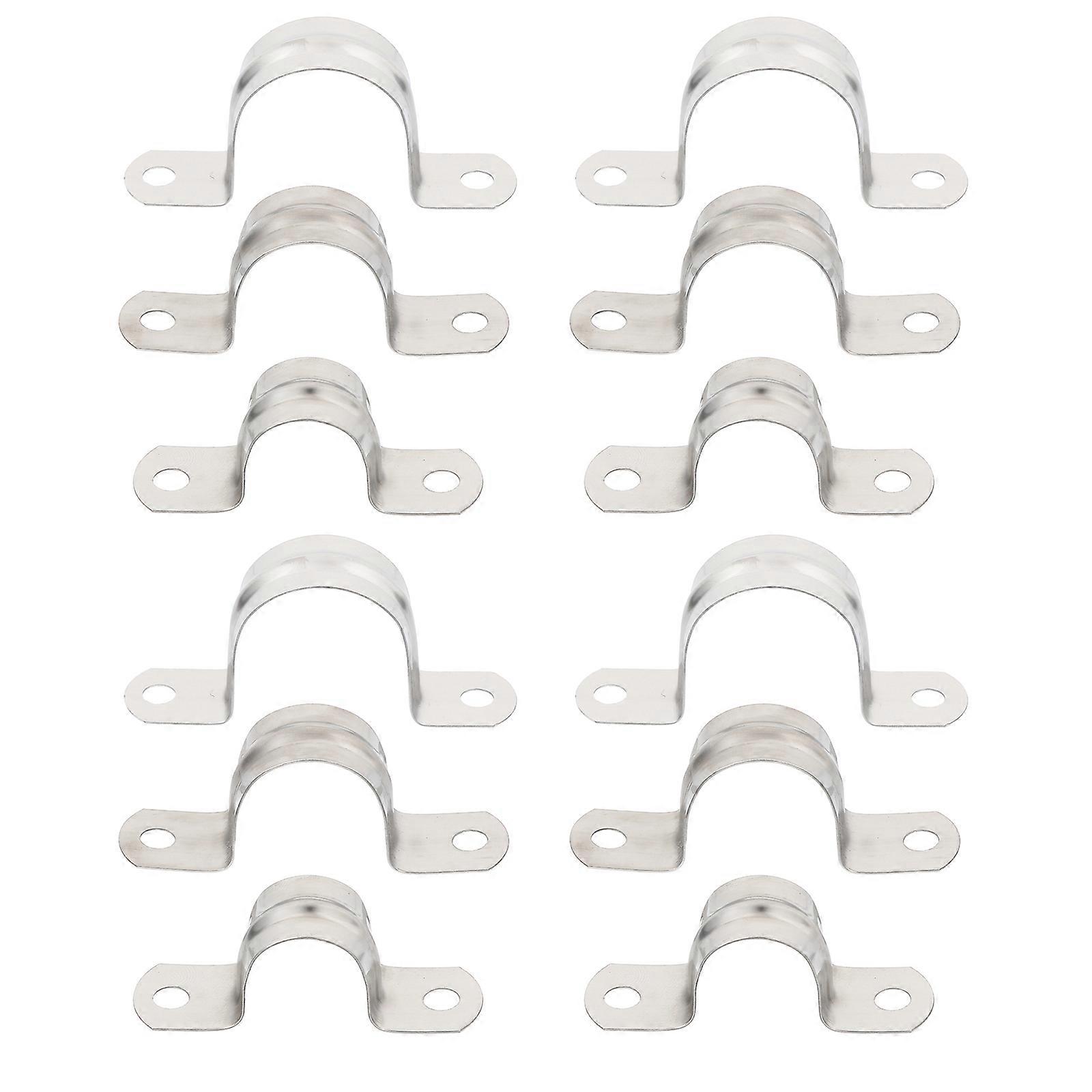 Stainless Steel Saddle Clamps U Shaped Clamp Durable For Harsh Environment 36Pcs
