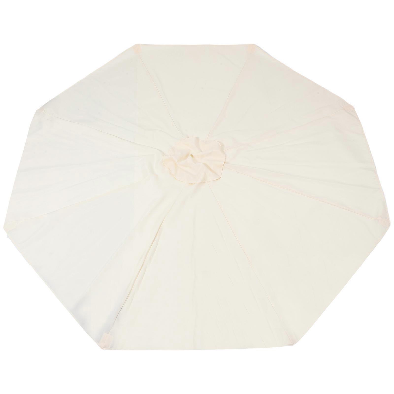 Umbrella Replaceable Canopy Patio Umbrella Canopy Rain-Proof For Outdoor Events White 270.00X270.00X0.10CM Shade 1Pcs