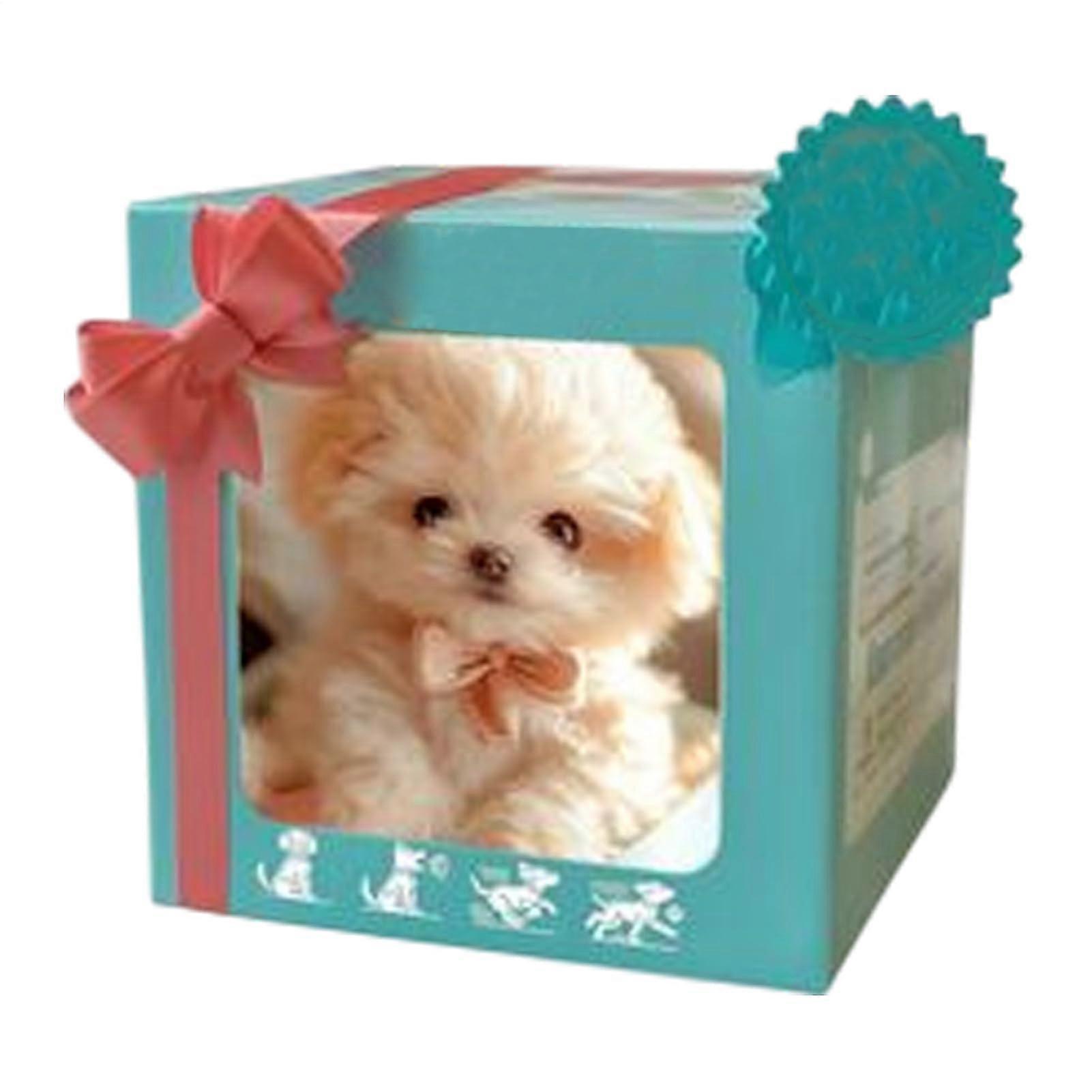 Realistic Robot Puppy Robotic Dog with Fur Interactive Plush Toy Dog with Walking, Barking, Tail Wagging