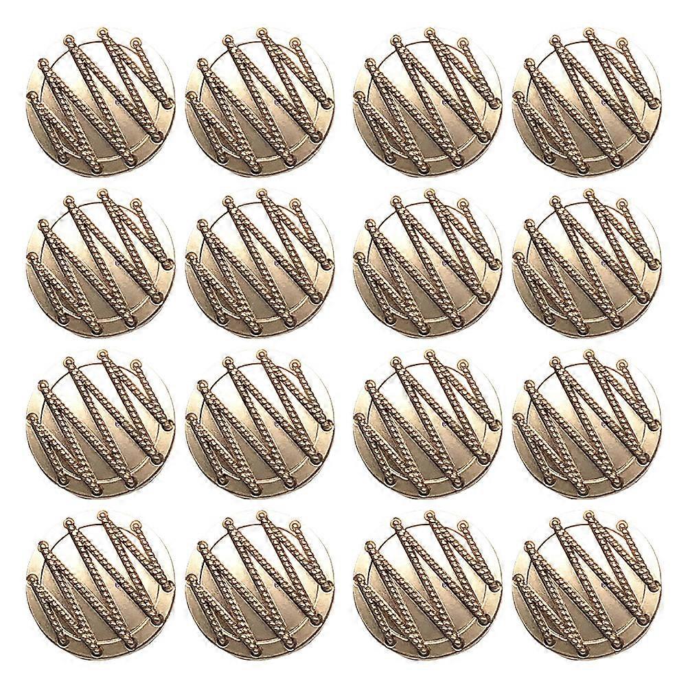 Buttons For Knitting Coat Buttons DIY Projects 2 2x2 2cm Size Alloy Material Decoration Function 20Pcs