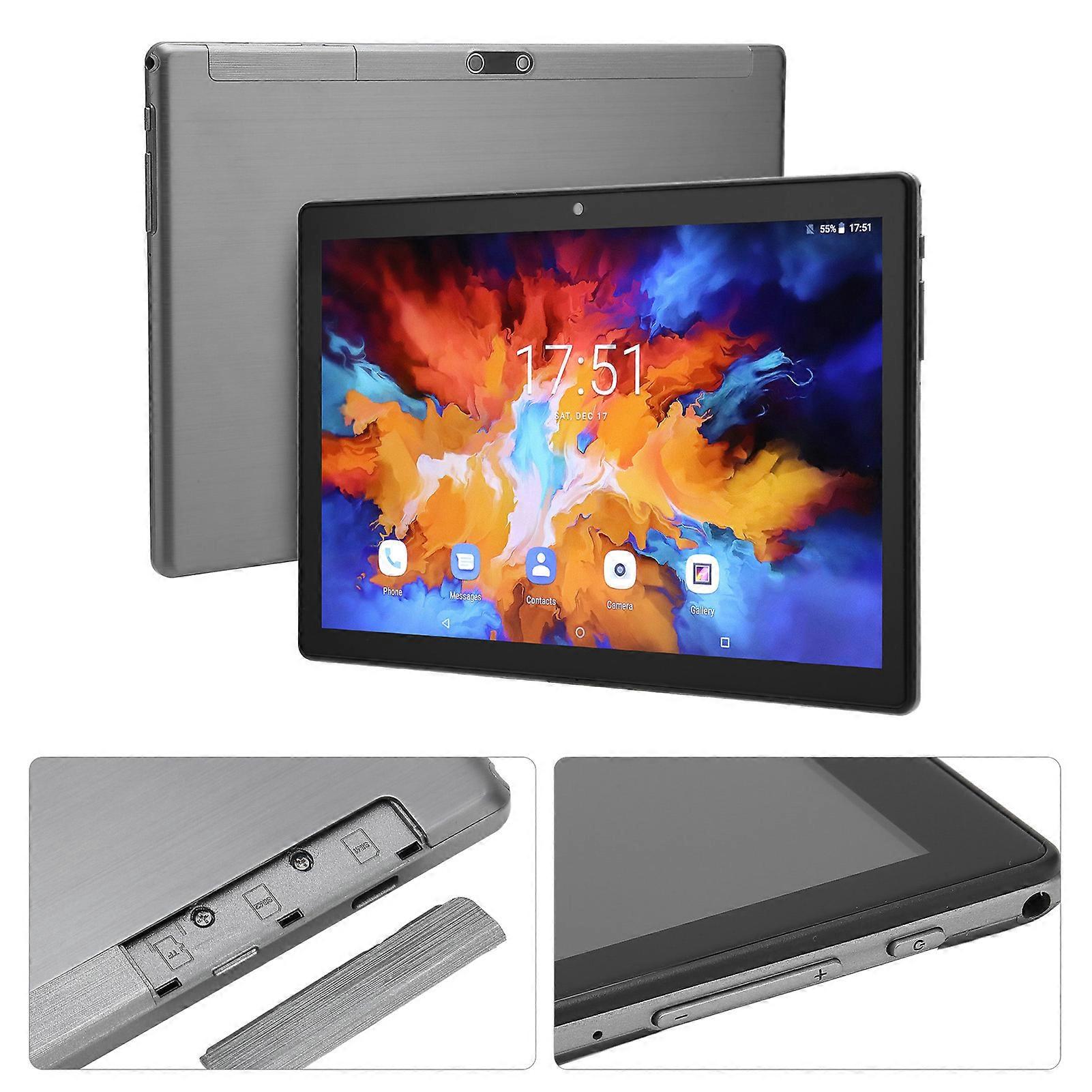 10,1 inch tablet 8 GB 128 GB 5G WIFI 5 MP voorkant 13 MP achterkant 6000 mAh batterij 4 core CPU-oproeptablet voor Android 11.0