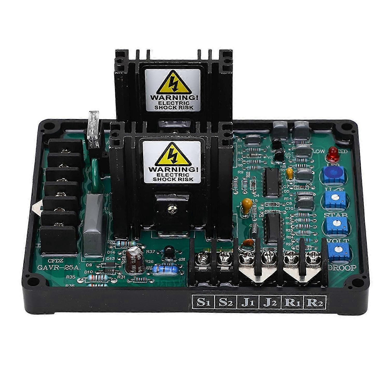 Universal AVR Board Low Frequency Protection ABS Housing Automatic Voltage Regulator Module 180240VAC