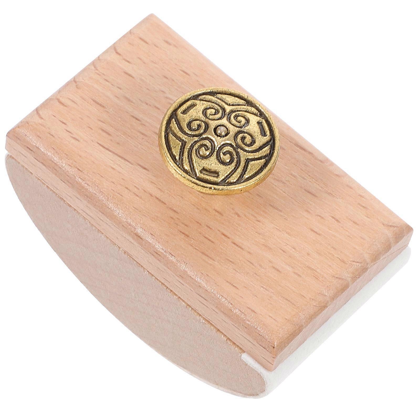 Portable Wooden Rocker Blotter for Fountain Pen Ink – Quick Drying & Efficient Ink Absorption for Calligraphy, Writing, School, and Office Use